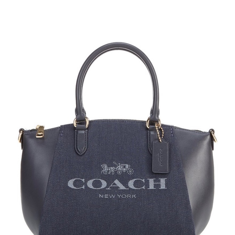 NWT COACH Horse & Carriage Elise Satchel Bag - Picture 7 of 13